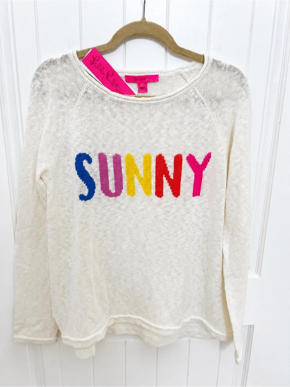NWT Lilly Pulitzer Sunny Danette  Lightweight Knit Sweater- Medium